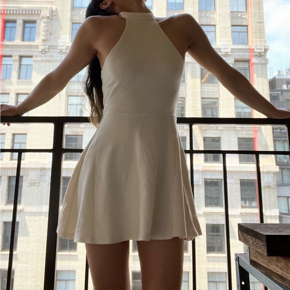 American Apparel Mock Neck Skater Dress NWOT - Picture 2 of 9